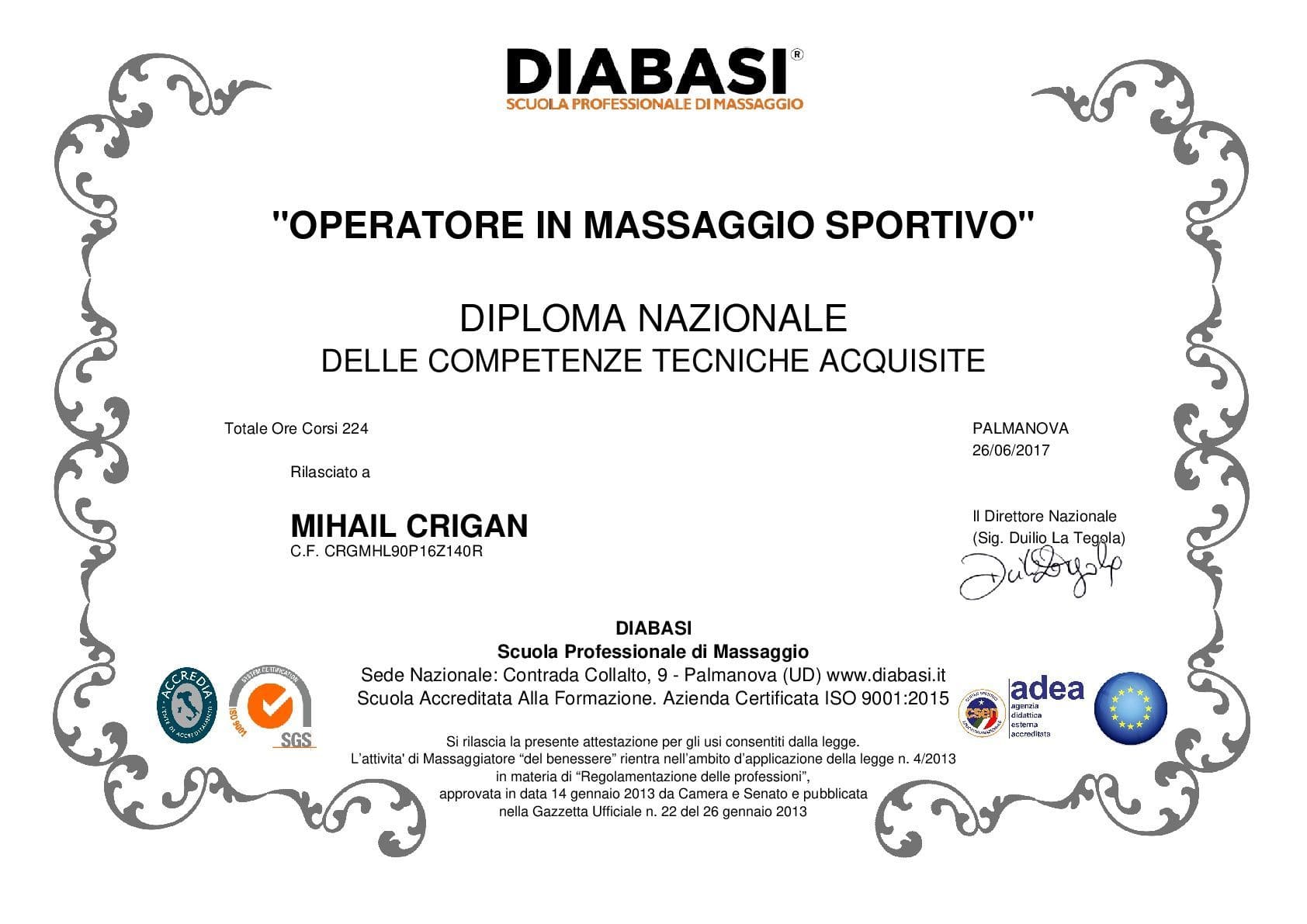 MASSAGGIO SPORTIVO